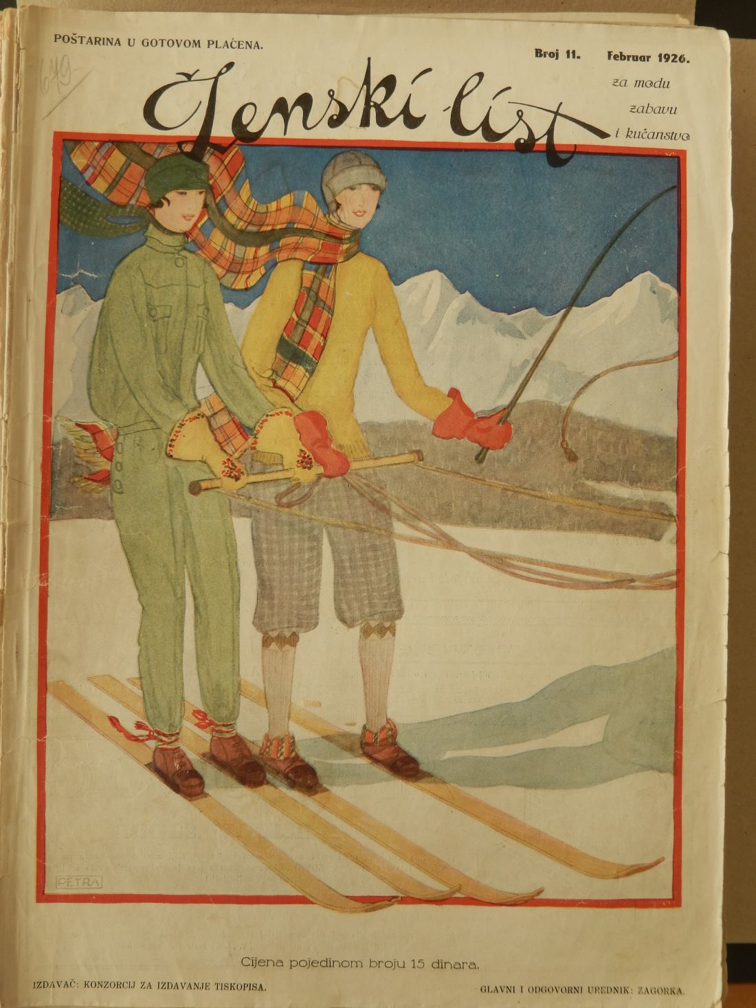 Na stranicama ilustriranih časopisa krajem 1920-ih nalaze se žene koje igraju tenis, rukomet, skijaju ili se čak bave streljaštvom, a Ženski list vrlo rano uvodi i kolumnu ‘Gimnastika’ FOTO: Nacional