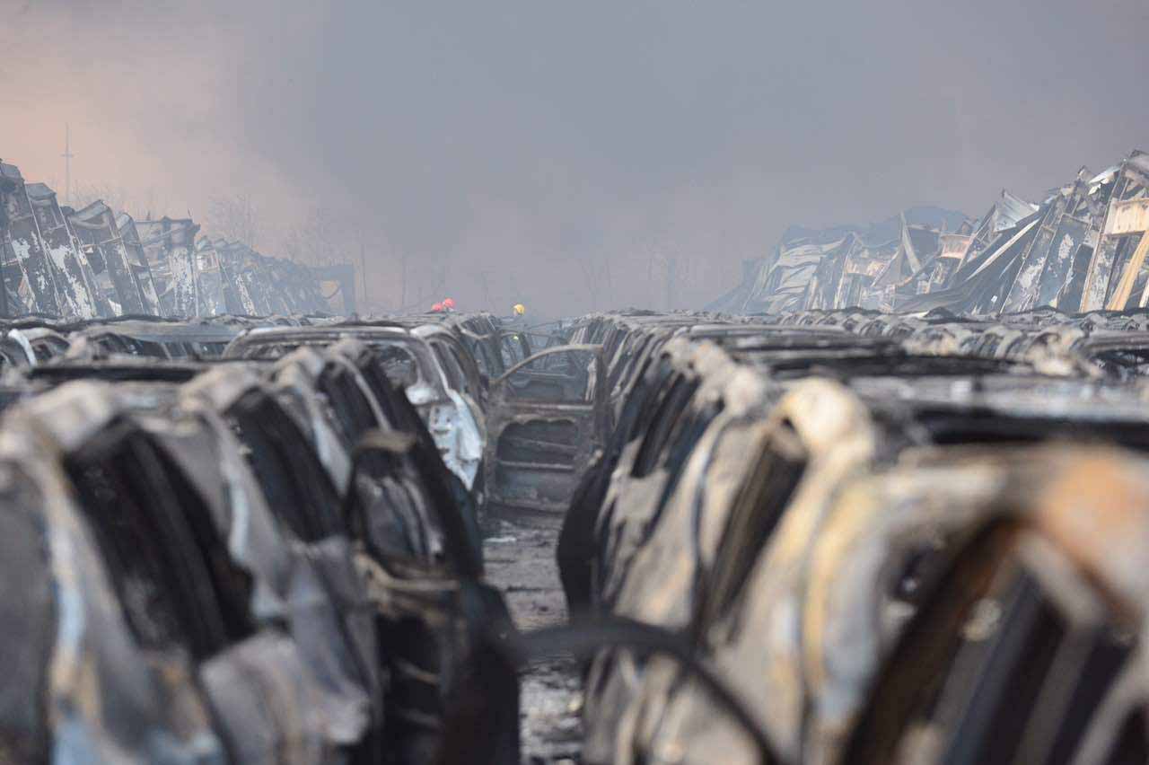 Warehouse Blasts In Tianjin Causing At Least 17 Dead And Over 400 Injured
