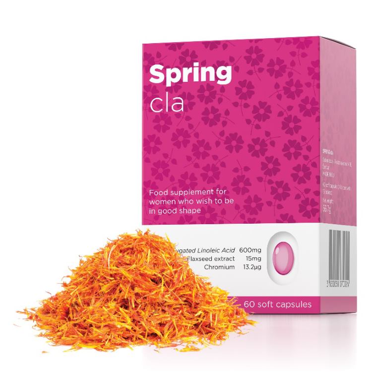 Spring CLA je inovativna formula za prevenciju i topljenje masnih naslaga na trbuhu, struku i bokovima