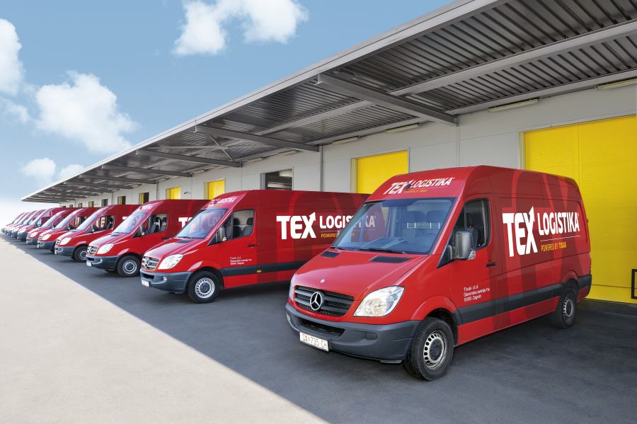 TEX logistika ima veliki vozni park od 650 dostavnih vozila