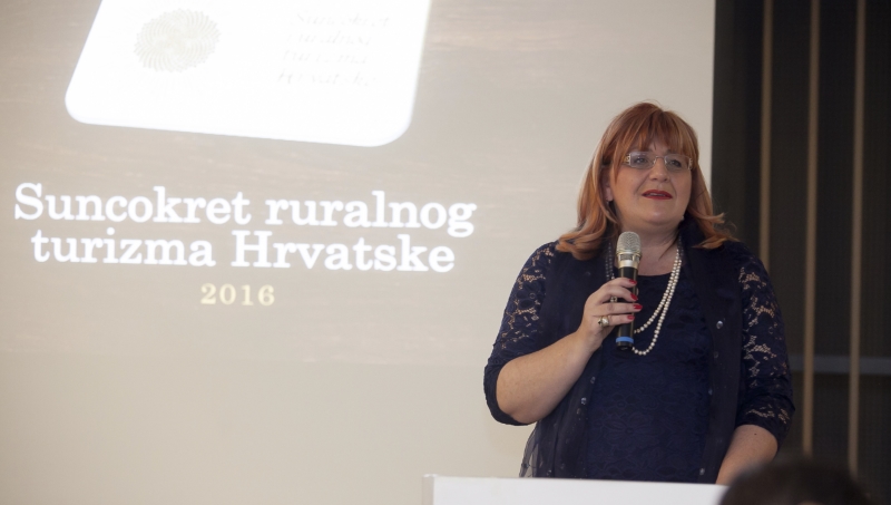 mr. sc. Dijana Katica, predsjednica Hrvatske udruge za turizam i ruralni razvoj 'Kluba članova Selo',