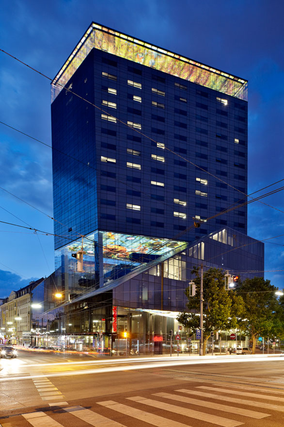 Design Tower se nalazi u centru Grada Beča 