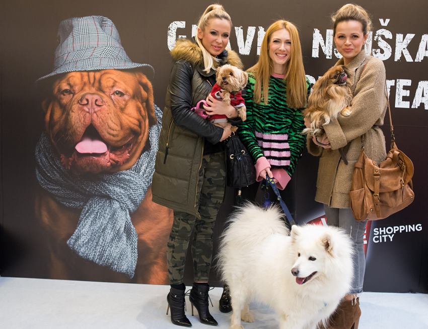 Renata Sopek, Ivana Miseric i Sandra Bagaric sa svojim psima