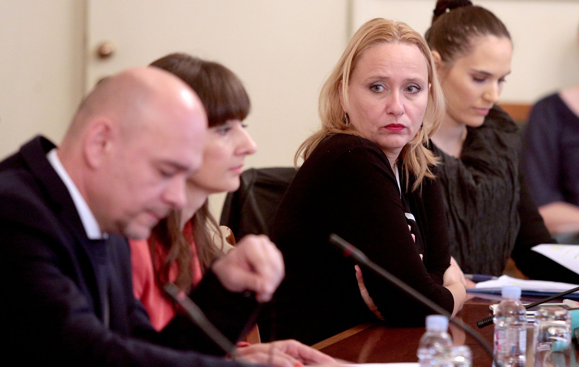 20.05.2016., Zagreb - Saborski odbor za zakonodavstvo raspravljao je na danasnjoj sjednici o izmjenama zakona o strancima. Lora Vidovic.
Photo: Patrik Macek/PIXSELL