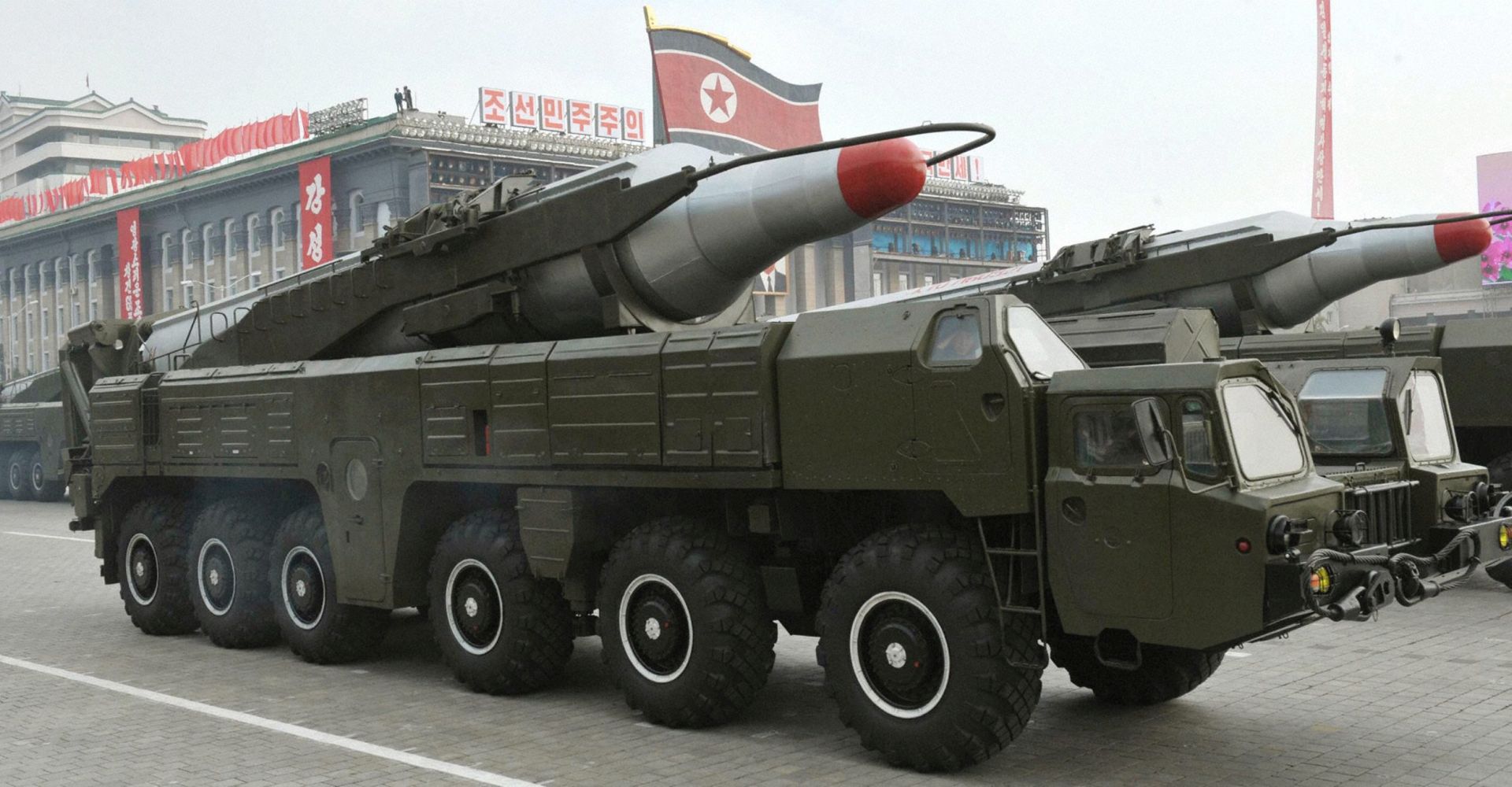 epa05338010 (FILE) A file photo dated October 2010 and made available by the North Korean Central News Agency (KCNA) shows a 'Musudan' missile displayed during a military parade marking the 65th anniversary of the foundation of the Workers' Party of Korea, in Pyongyang, North Korea. North Korea unsuccessfully launched on 31 May 2016, a medium-range ballistic missile, according to a military source from Seoul. 'North Korea attempted to launch an unidentified missile from the region near Wonsan at around 05:20 local time (20:20 GMT on 31 May 2016), but it is presumed to have been unsuccessful,' said the South Korean Joint Chiefs of Staff (JCS) in a short statement quoted by South Korean media. The South Korean Army is on alert and studying details of the launch which could be a Musudan medium-range ballistic missile. The latest incident comes at a moment of great tension in the Korean peninsula after North Korea's nuclear and missile tests early this year, resulting in the UN Security Council imposing tough sanctions on the country in March.  EPA/KCNA SOUTH KOREA OUT  EDITORIAL USE ONLY