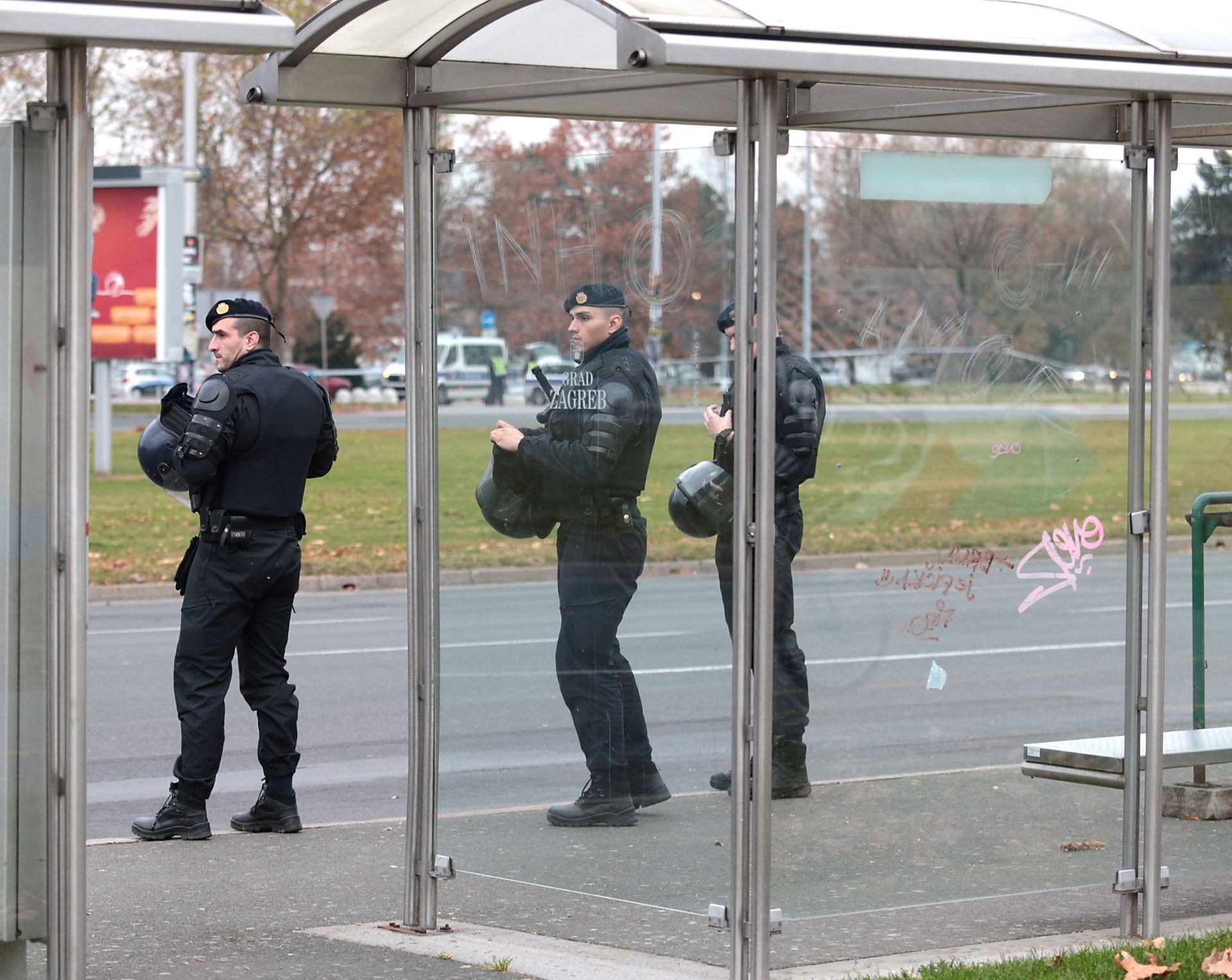 25.11.2015., Zagreb - Veci dio grada jutros je bio blokiran zbog prolaska kolone americkog potpredsjednika Bidena.
Photo: Patrik Macek/PIXSELL
