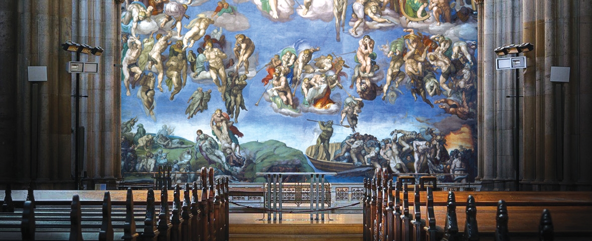 Michelangelove freske iz Sikstinske kapele u bečkoj Votivkirche