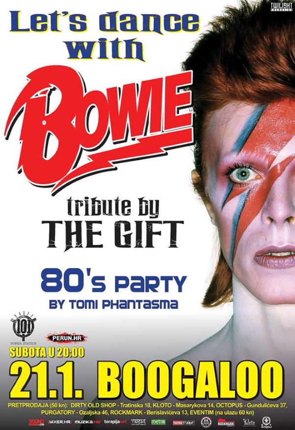 Let's Dance with Bowie - Tribute by The Gift - 21.01.2017. - plakat