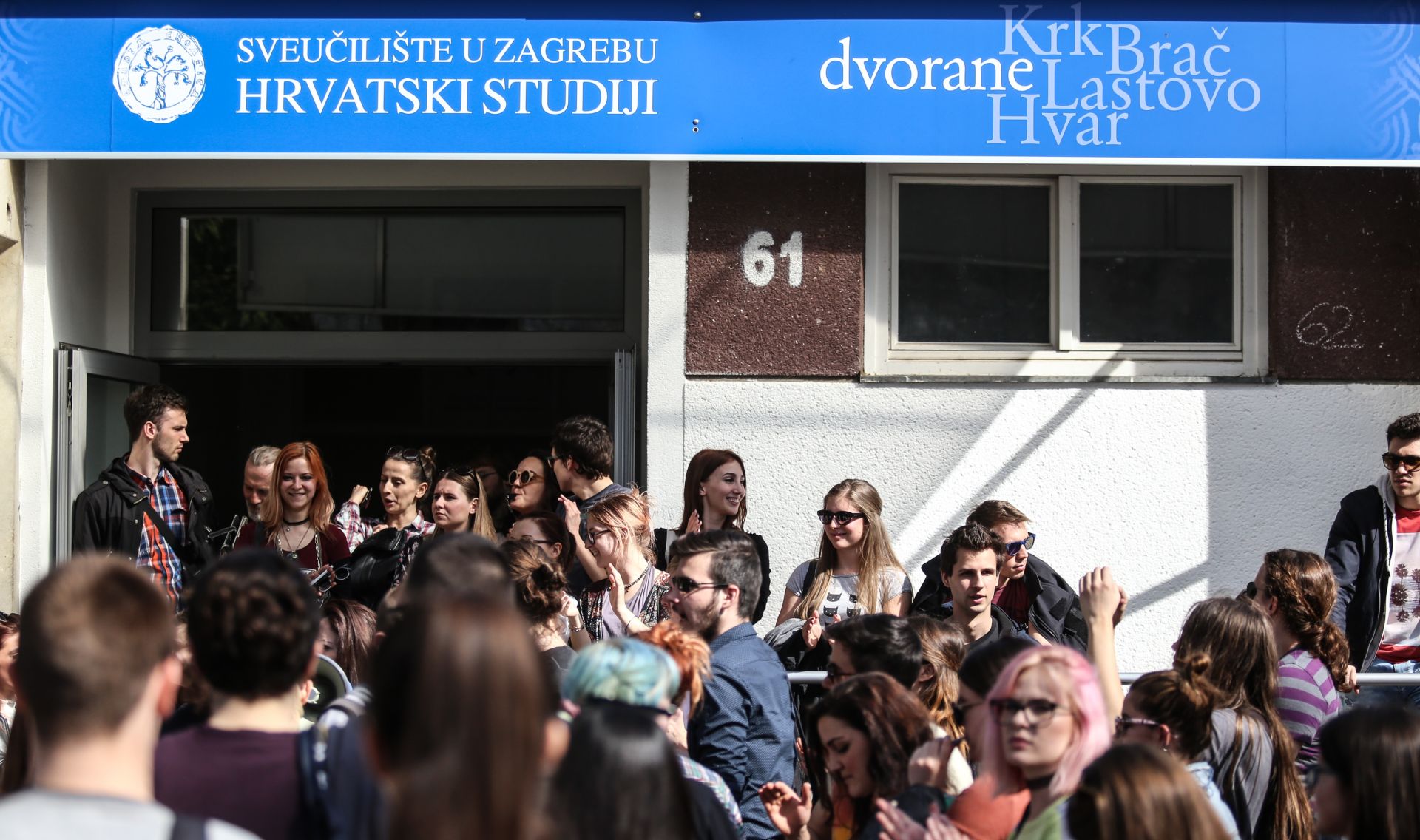 Studenti Hrvatskih studija nastavili blokadu nastave