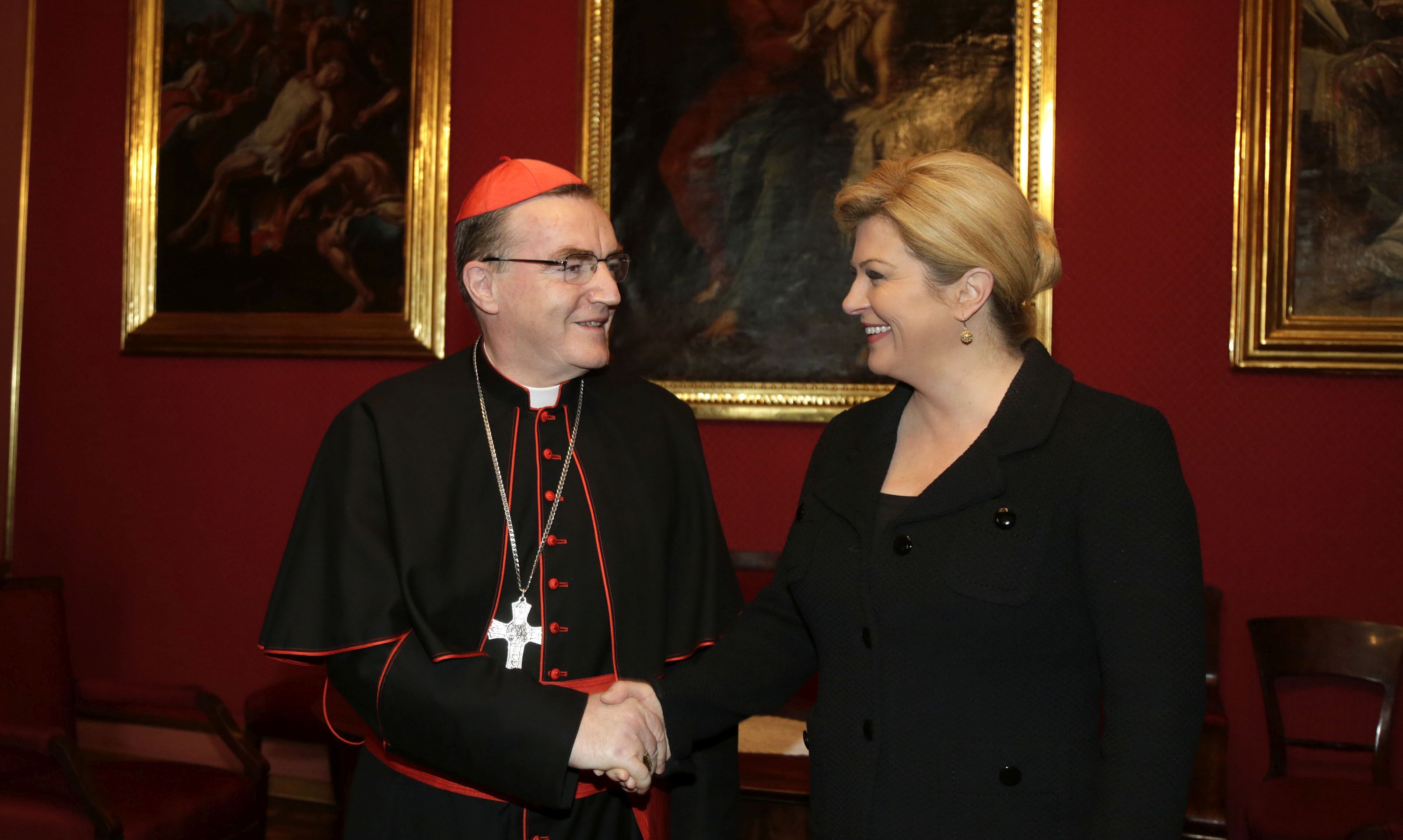 Uskrsna čestitka kardinala Bozanića hrvatskoj Predsjednici