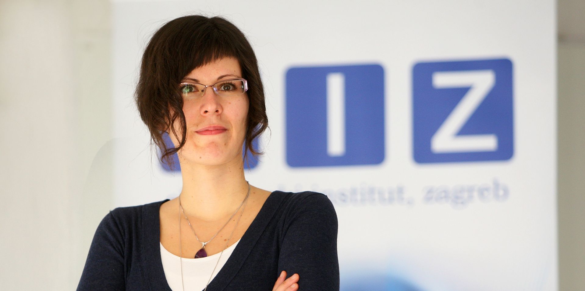 08.02.2012., Zagreb - Maruska Vizek, znanstvena suradnica na Ekonomskom institutu Zagreb.
Photo: Slavko Midzor/PIXSELL