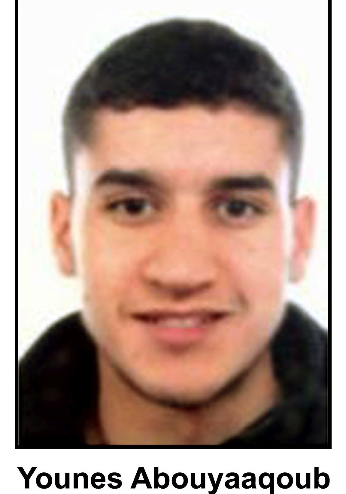 epa06150158 A handout photo made available by Spanish Police shows Younes Abauyaaqoub, alleged terrorist suspect wanted in connection with the 17 August  terrorist attacks in the Catalonian cities of Barcelona and Cambrils. According to media reports, at least 14 people were killed and some 130 others injured after cars crashed into pedestrians on the Las Ramblas boulevard in Barcelona and on a promenade in the coastal city of Cambrils. Spanish police have stated that the attacks in Barcelona and in Cambrils were linked. The so-called 'Islamic State' (IS) has claimed responsibility for the attack in Barcelona.  EPA/Spanish Police / HANDOUT  HANDOUT EDITORIAL USE ONLY/NO SALES