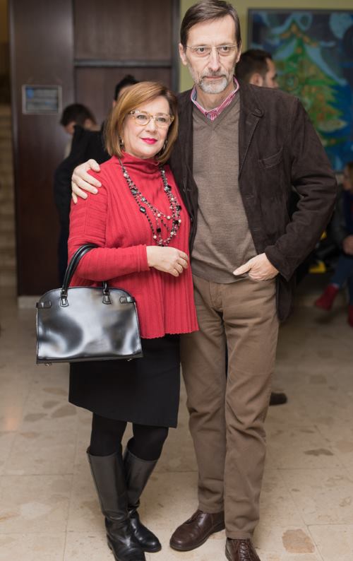 Miro Gavran sa suprugom Mladenom