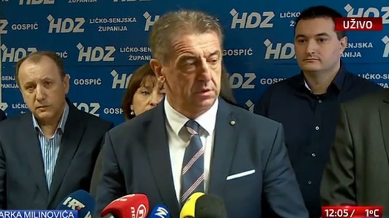 OSTAVKA DARKA MILINOVIĆA: ‘Ličko-senjskom županijom neće rukovoditi iz Zagreba!’