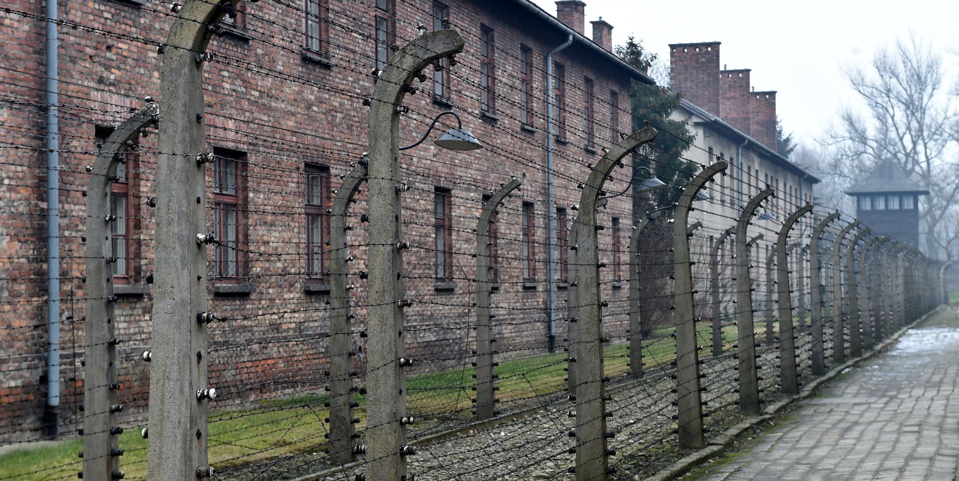 epa06478785 A view on the former Nazi-German concentration and death camp KL Auschwitz-Birkenau before ceremonies marking the the 73rd anniversary of the liberation of the camp, in Oswiecim, Poland, 27 January 2018. The biggest German Nazi death camp KL Auschwitz-Birkenau was liberated by the Soviet Red Army on 27 January 1945. Today world commemorates International Holocaust Remembrance Day.  EPA/JACEK BEDNARCZYK POLAND OUT