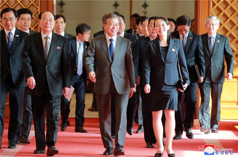 SEUL Južnokorejski predsjednik i sestra Kim Jong Una bili na koncertu