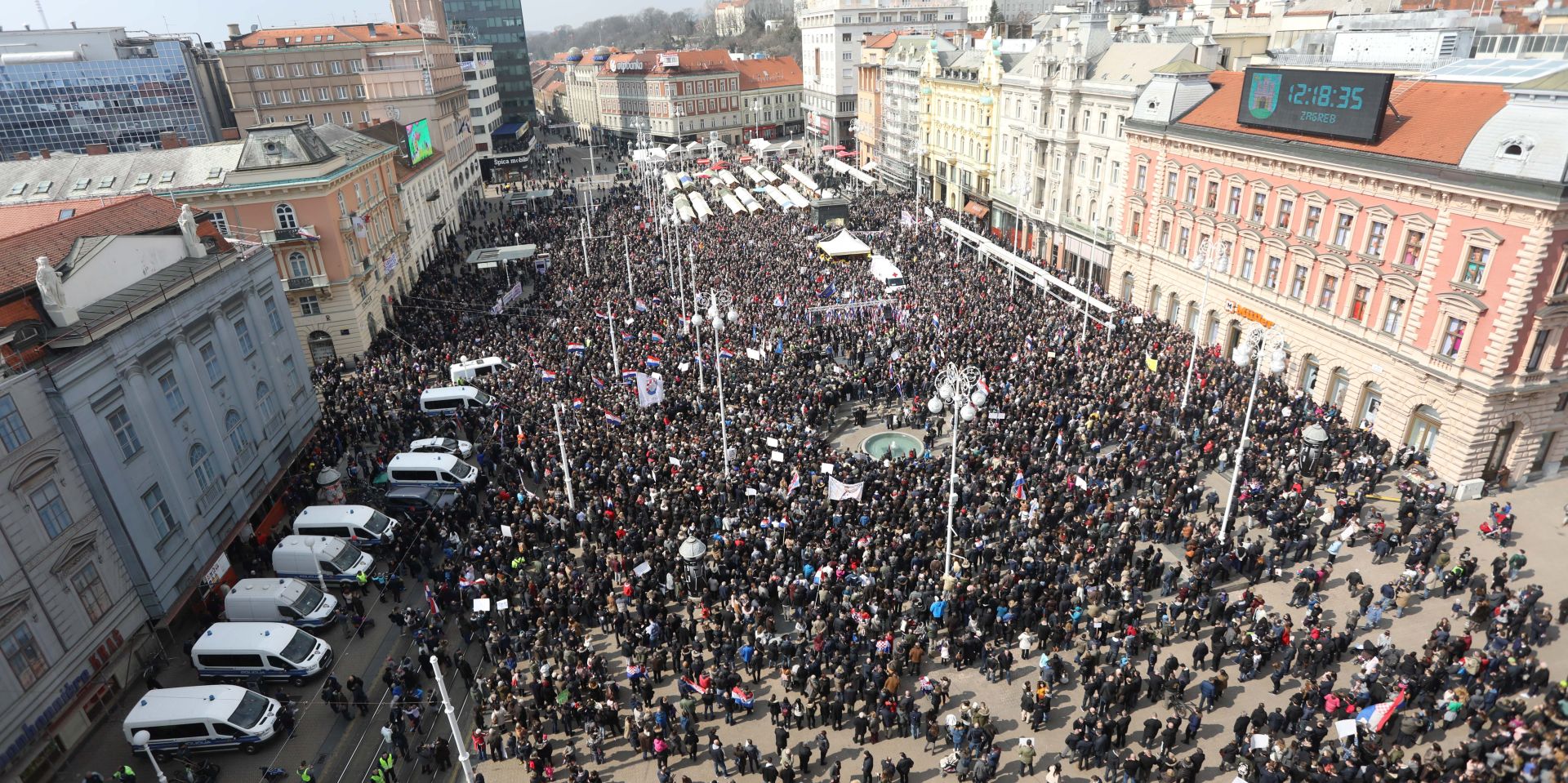 Policija i dalje tvrdi da je na prosvjedu protiv Istanbulske konvencije bilo 5000 ljudi