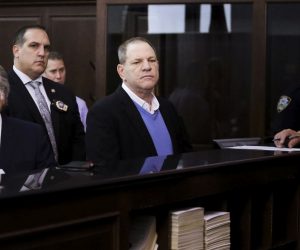 epa06762893 Harvey Weinstein (C) stands with his attorney Benjamin Brafman (R) during his arraignment in a criminal courtroom where he was formally charged with multiple counts of sexual assault in New York, New York, USA, 25 May 2018. Weinstein is with facing three felony charges - first-degree rape, third-degree rape, and one out of a criminal sexual act in the first degree.  EPA/JEFFERSON SIEGEL/POOL
