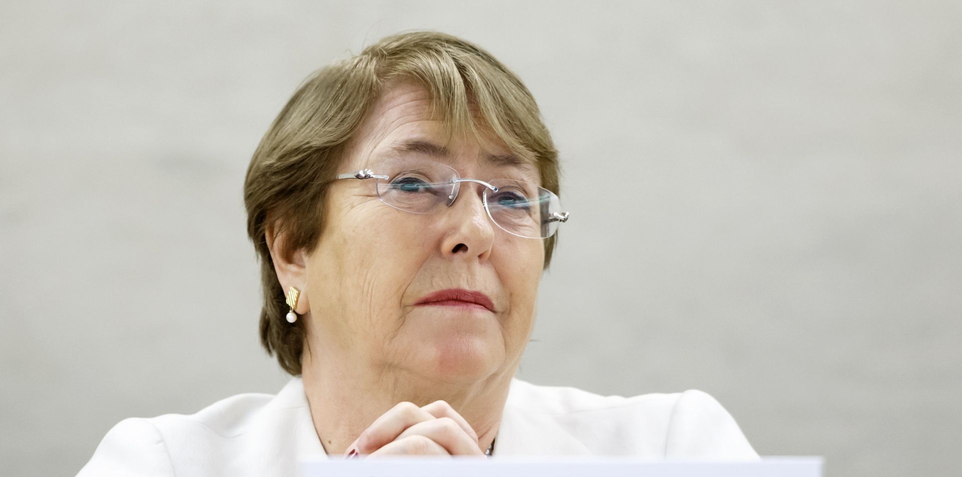 epa07009821 UN High Commissioner for Human Rights, Chilean Michelle Bachelet attends the opening of 39th session of the Human Rights Council at the European headquarters of the United Nations in Geneva, Switzerland, 10 September 2018.  EPA/SALVATORE DI NOLFI
