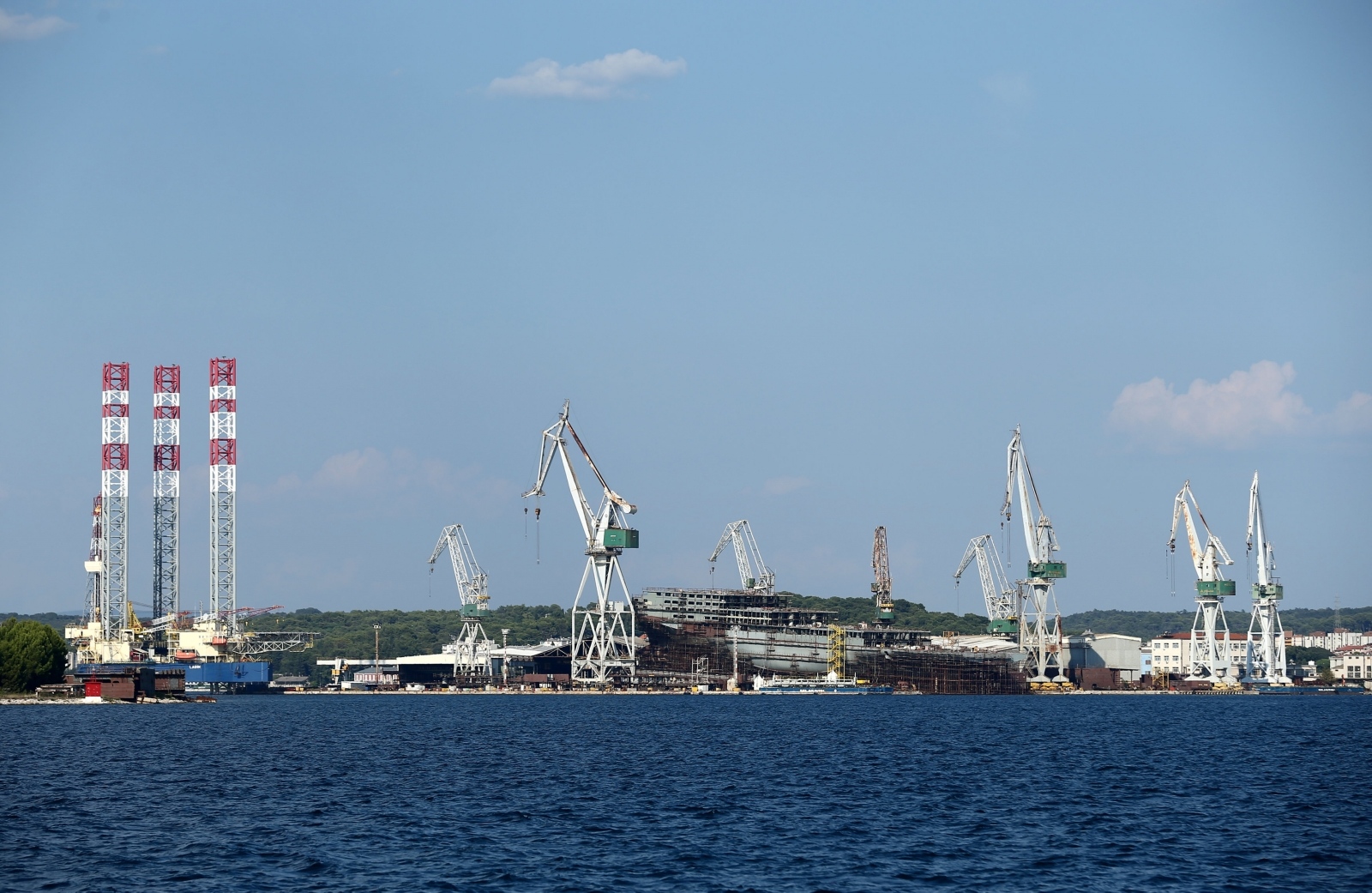 FILE PHOTO: Part of Uljanik shipyard is seen in Pula FILE PHOTO: Part of Uljanik shipyard is seen in Pula, Croatia, August 20, 2018. REUTERS/Antonio Bronic/File Photo Antonio Bronic