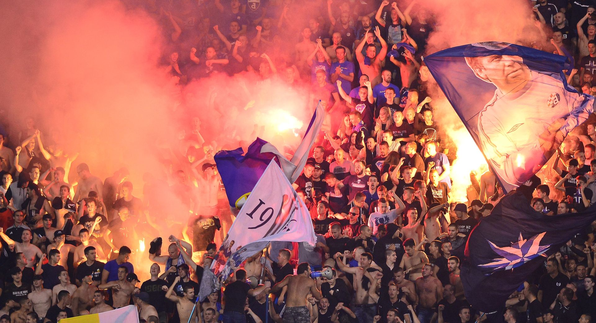 20.09.2018., stadion Maksimir, Zagreb - UEFA Europska liga, skupina D, 1. kolo, GNK Dinamo - Fenerbahce. Navijaci. 
Photo: Marko Prpic/PIXSELL