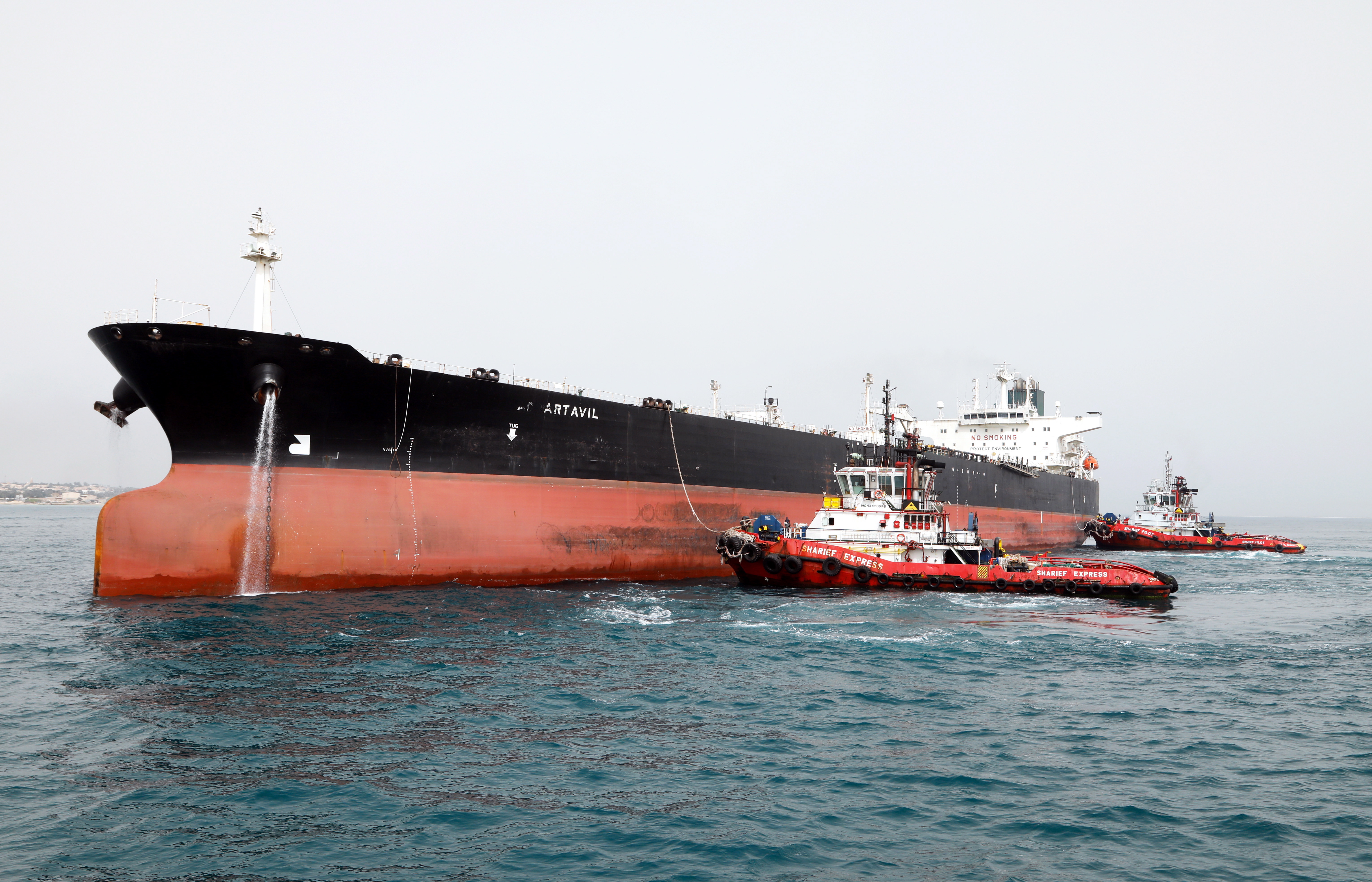 epa07137076 (FILE) Iranian oil tanker 'Artavil Qeshm' moored at the Kharg Island, in Persian Gulf, southern Iran, 12 March 2017 (reissued 02 November 2018). The US government on 02 November 2018 announced it will reimpose sanctions that had been waived under the Iran nuclear deal. Five nations including the United States worked out a deal with Iran in 2015 that withdrew sanctions.  EPA/ABEDIN TAHERKENAREH