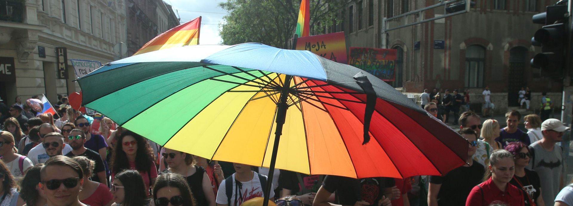 09.06.2018., Zagreb - Drustveni i politicki skup Povorka ponosa LGBTIQ osoba Zagreb Pride 2018. pod sloganom Da nam zivi, zivi rod. Photo: Sanjin Strukic/PIXSELL