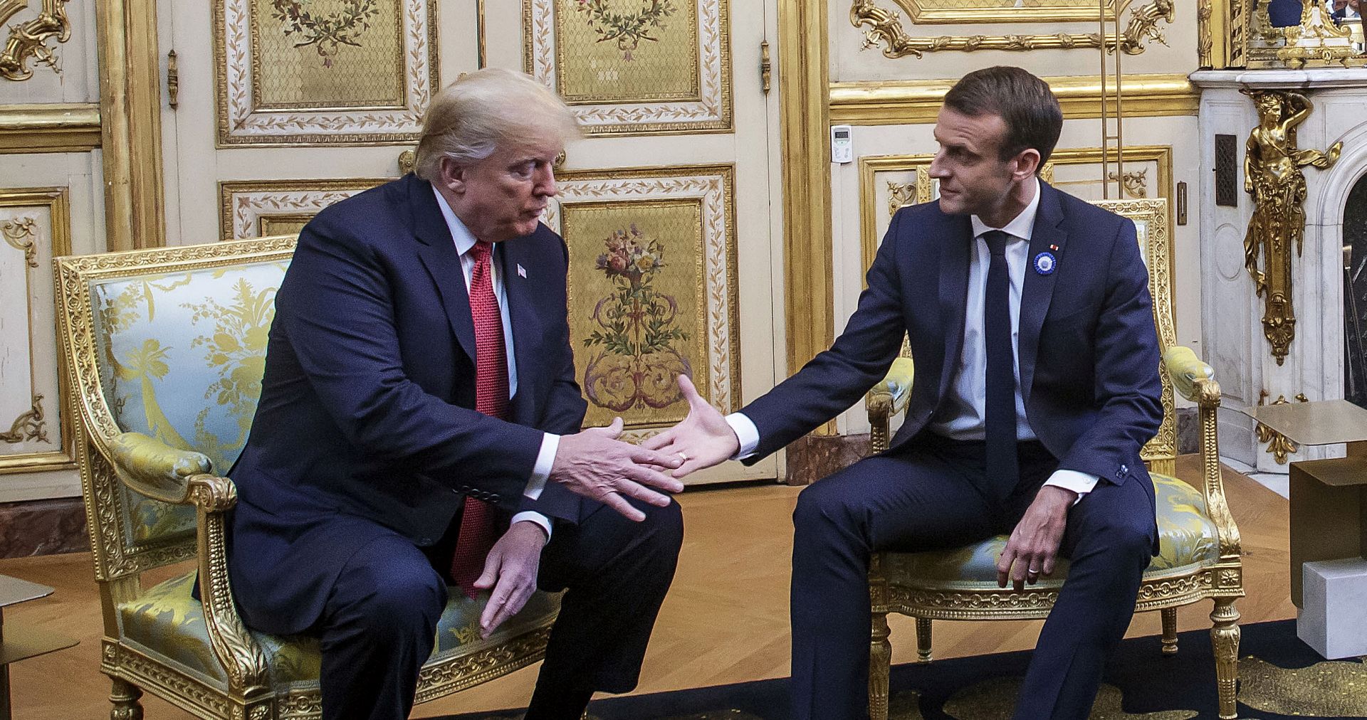 Pomirili se Macron i Trump