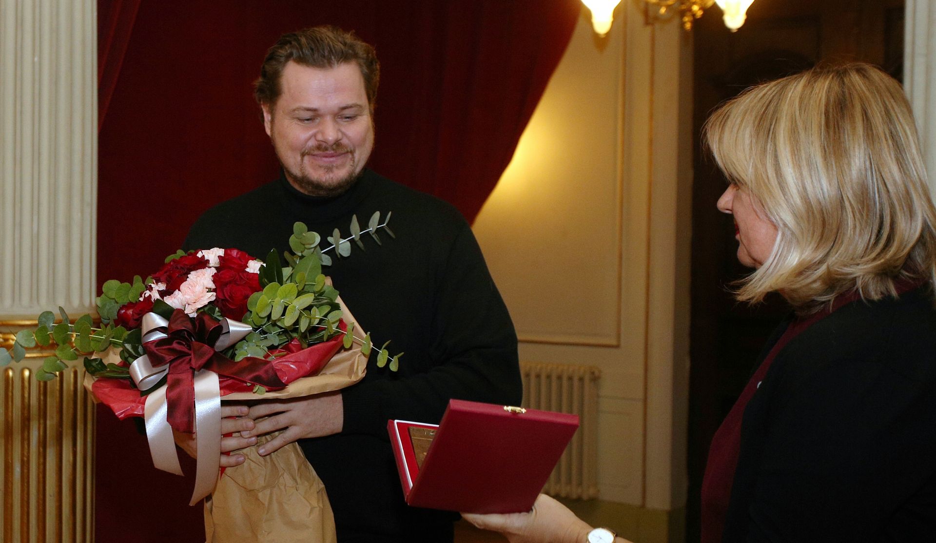 24.11.2018., Zagreb - Tomislavu Muzeku dodijeljena je nagrada Tito Strozzi.
Photo: Zarko Basic/PIXSELL