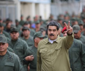 epa07332221 A handout picture provided by Miraflores press shows the Venezuelan President Nicolas Maduro during an event with the members of the Bolivarian National Armed Force in Caracas, Venezuela, on 30 January 2019.  EPA/PRENSA MIRAFLORES / HANDOUT  HANDOUT EDITORIAL USE ONLY/NO SALES