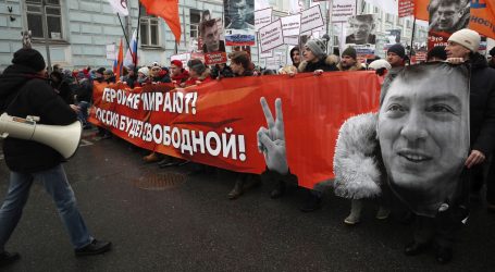 MOSKVA Tisuće Rusa u mimohodu sjećanja na Borisa Nemcova