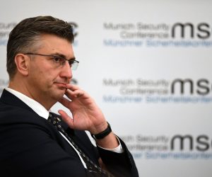 Munich Security Conference in Munich Croatia's Prime Minister Andrej Plenkovic attends the annual Munich Security Conference in Munich, Germany February 16, 2019. REUTERS/Andreas Gebert ANDREAS GEBERT