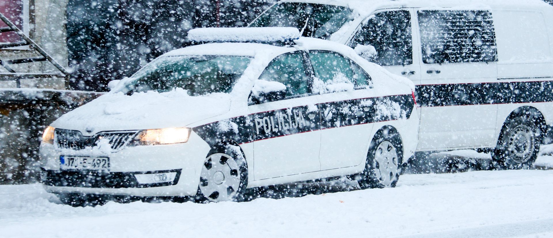 Policijska patrola s dugim cijevima na putu Sarajevo - Konjic 11.02.2019, Konjic, Bosna i Hercegovina - Policijska patrola s dugim cijevima na putu Sarajevo - Konjic. Photo: Armin Durgut/PIXSELL