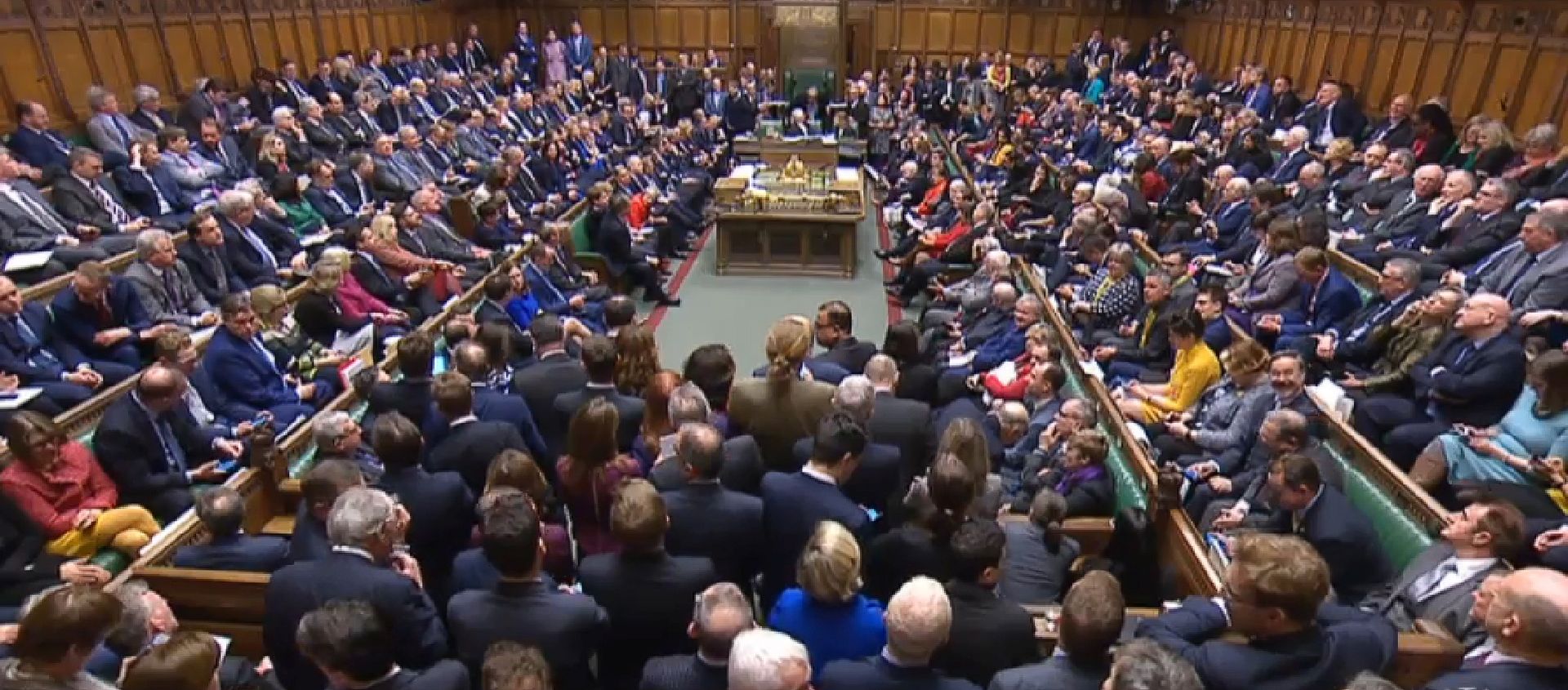 epa07432020 A grab from a handout video made available by the UK Parliamentary Recording Unit shows Members of Parliament after voting at the House of Commons parliament in London, Britain, 12 March 2019 on British Prime Minister May's amended Brexit. Theresa May wants parliament to back her 'improved' withdrawalk agreement she has negotiated with the EU over the so-called 'backstop'. The United Kingdom is officially due to leave the European Union on 29 March 2019, two years after triggering Article 50 in consequence to a referendum.  EPA/UK PARLIAMENTARY RECORDING UNIT / HANDOUT MANDATORY CREDIT: UK PARLIAMENTARY RECORDING UNIT HANDOUT EDITORIAL USE ONLY/NO SALES HANDOUT EDITORIAL USE ONLY/NO SALES HANDOUT EDITORIAL USE ONLY/NO SALES
