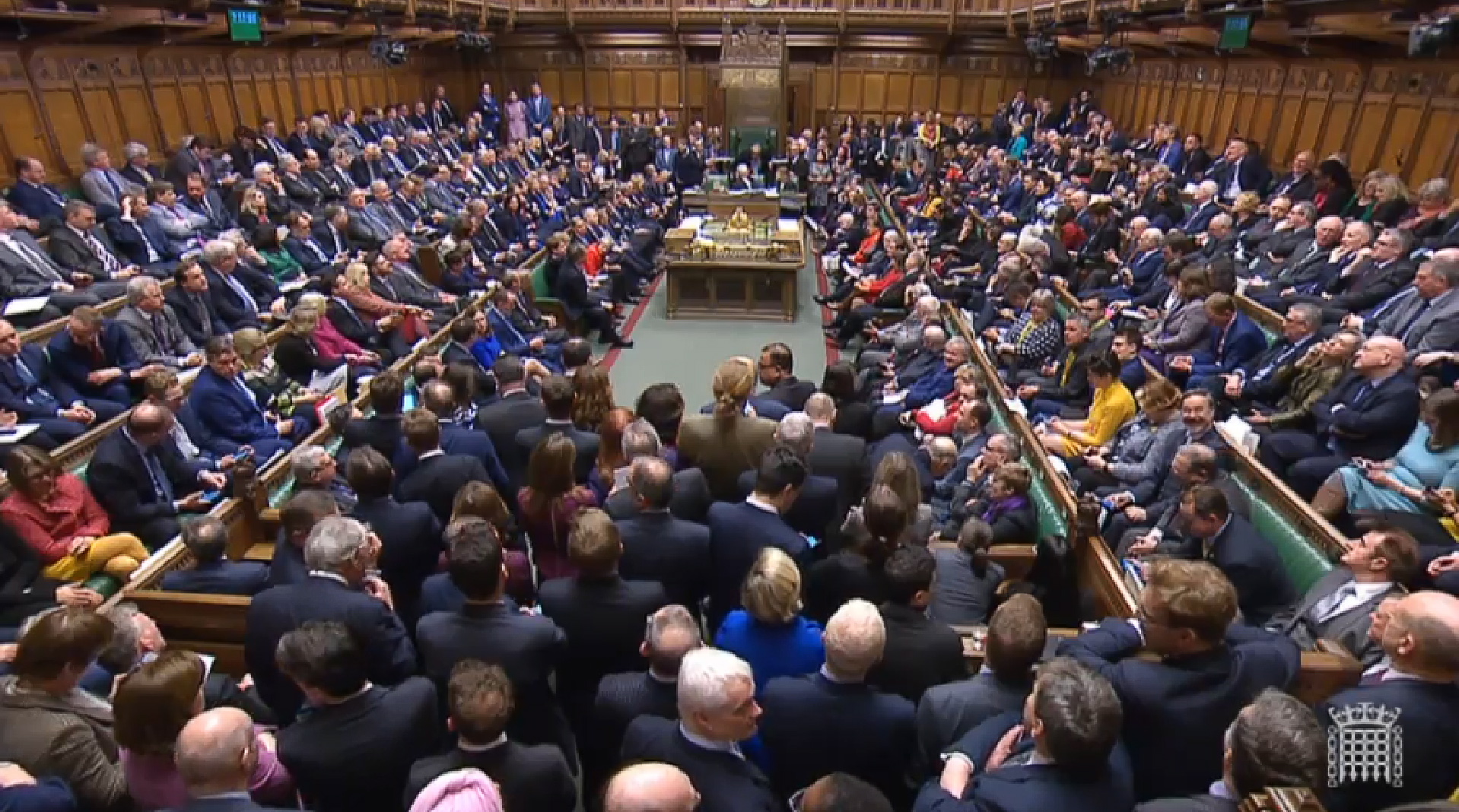 epa07432020 A grab from a handout video made available by the UK Parliamentary Recording Unit shows Members of Parliament after voting at the House of Commons parliament in London, Britain, 12 March 2019 on British Prime Minister May's amended Brexit. Theresa May wants parliament to back her 'improved' withdrawalk agreement she has negotiated with the EU over the so-called 'backstop'. The United Kingdom is officially due to leave the European Union on 29 March 2019, two years after triggering Article 50 in consequence to a referendum.  EPA/UK PARLIAMENTARY RECORDING UNIT / HANDOUT MANDATORY CREDIT: UK PARLIAMENTARY RECORDING UNIT HANDOUT EDITORIAL USE ONLY/NO SALES HANDOUT EDITORIAL USE ONLY/NO SALES HANDOUT EDITORIAL USE ONLY/NO SALES