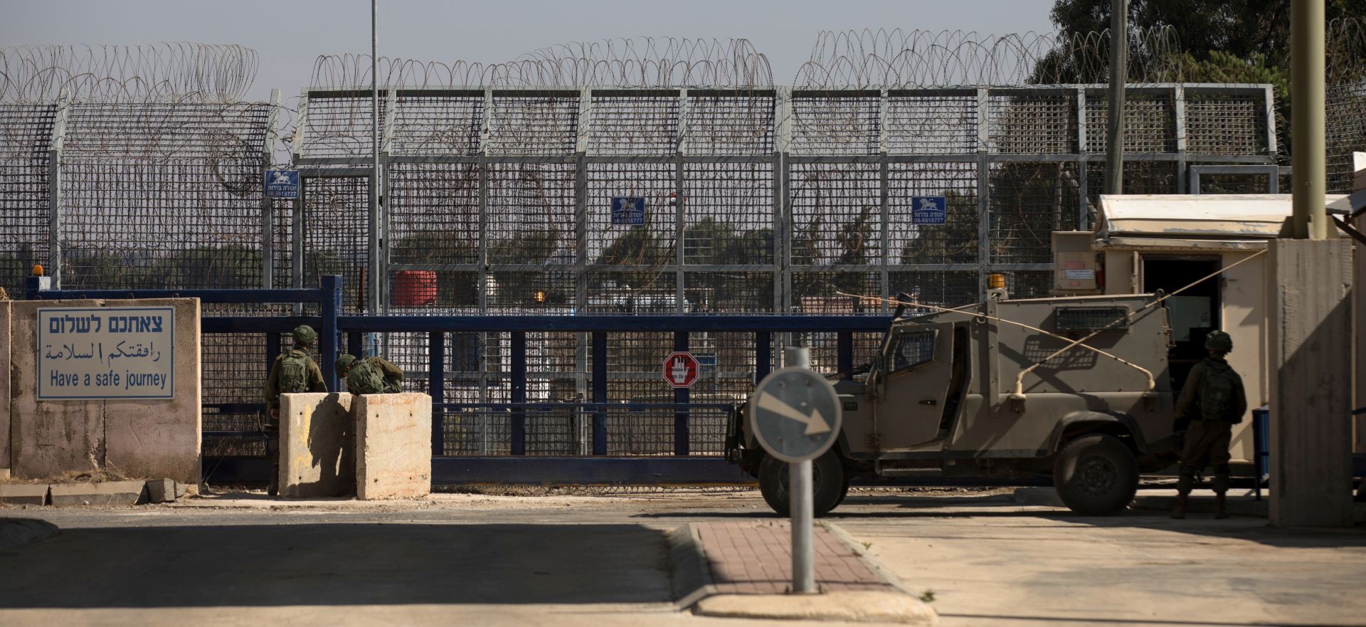 epa07453956 (FILE) - Israeli soldiers stand guard at the Quneitra crossing in the Golan Heights, the only border crossing between Israeli and Syria, 27 September 2018 (reissued 21 March 2019). US President Trump said in a tweet on 21 March 2019, that 'it is time for the United States to fully recognize Israel's Sovereignty over the Golan Heights' adding that it is of 'critical strategic and security importance to the State of Israel and Regional Stability.' Israel captured much of the Golan region from Syria in 1967 and then annexed it in 1981, a move that was never international recognized. Trump's remarks came as US Secretary of State Pompeo is on a trip in the Middle East and visited Jerusalem on the day.  EPA/ATEF SAFADI *** Local Caption *** 54656838