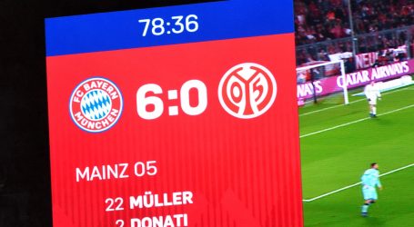 Bayern uvalio pola tuceta Mainzu za povratak na vrh