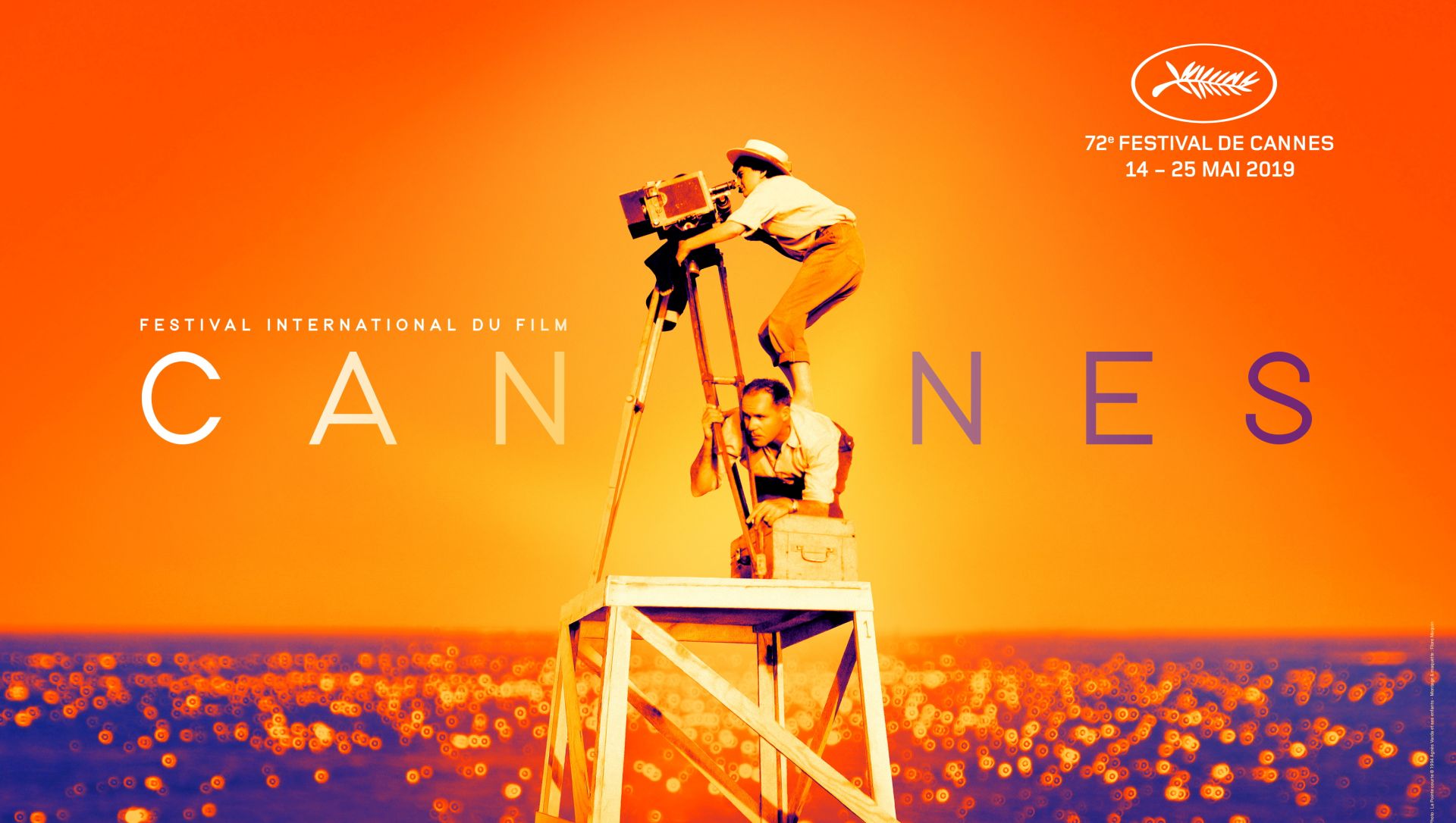 epa07507902 An undated handout picture made available by the Cannes Film Festival organization on 15 April 2019 shows the official poster for the 72nd Cannes Film Festival. The poster is the work of graphic designer Flore Maquin. Created by Philippe Savoir (Filifox), the shows late director Agnes Varda at age 26 shooting her first film. The Cannes Film Festival runs from 14 to 25 May.  EPA/FLORE MAQUIN / HANDOUT  HANDOUT EDITORIAL USE ONLY/NO SALES
