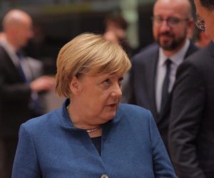 17.10.2018., Bruxelles, Belgija - Njemacka kancelarka Angela Merkel na pocetku sastanka Europskog vijeca u Bruxellesu. 

Photo: Tomislav Krasnec/PIXSELL