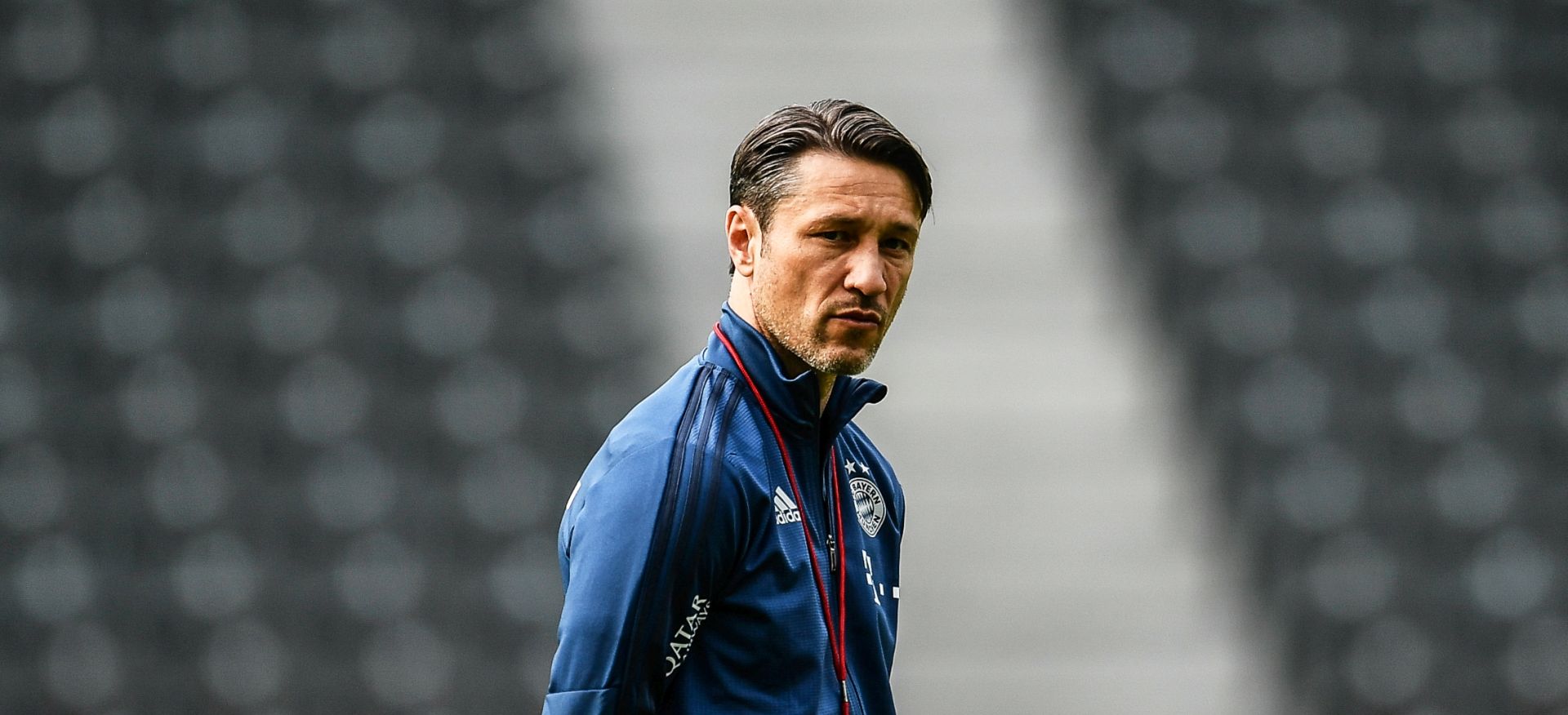 epa07597574 Bayern Munich's head coach Niko Kovac leads his team's training session at the Olympic Stadium in Berlin, Germany, 24 May 2019. FC Bayern Munich will face RB Leipzig in their German DFB Cup final soccer match on 25 May 2019 in Berlin.  EPA/FILIP SINGER CONDITIONS - ATTENTION: The DFB regulations prohibit any use of photographs as image sequences and/or quasi-video.