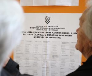 26.05.2019., Split - Glasaci od ranog jutra stizu na biracka mjesta izabrati zastupnike za Europski parlament. 

Photo: Ivo Cagalj/PIXSELL