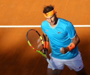 ATP 1000 - Italian Open Tennis - ATP 1000 - Italian Open - Foro Italico, Rome, Italy - May 19, 2019   Spain's Rafael Nadal celebrates during the final against Serbia's Novak Djokovic   REUTERS/Matteo Ciambelli STRINGER