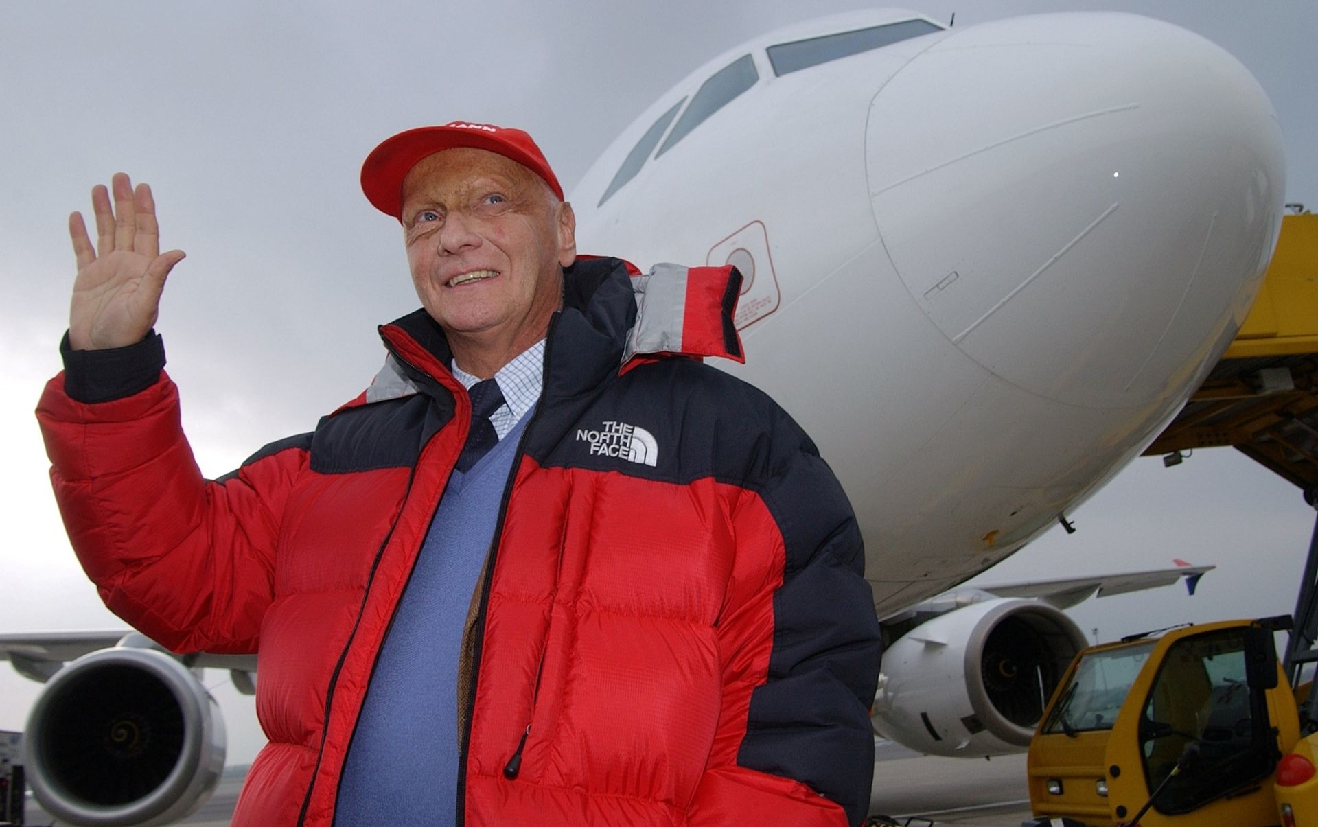 FILE PHOTO: Former Formula One World Champion Niki Lauda poses for photographers in front of an airbus A320 at Vienna's Airport, Austria FILE PHOTO: Former Formula One World Champion Niki Lauda poses for photographers in front of an airbus A320 at Vienna's Airport, Austria November 28, 2003. REUTERS/Heinz-Peter Bader/File Photo Heinz-Peter Bader