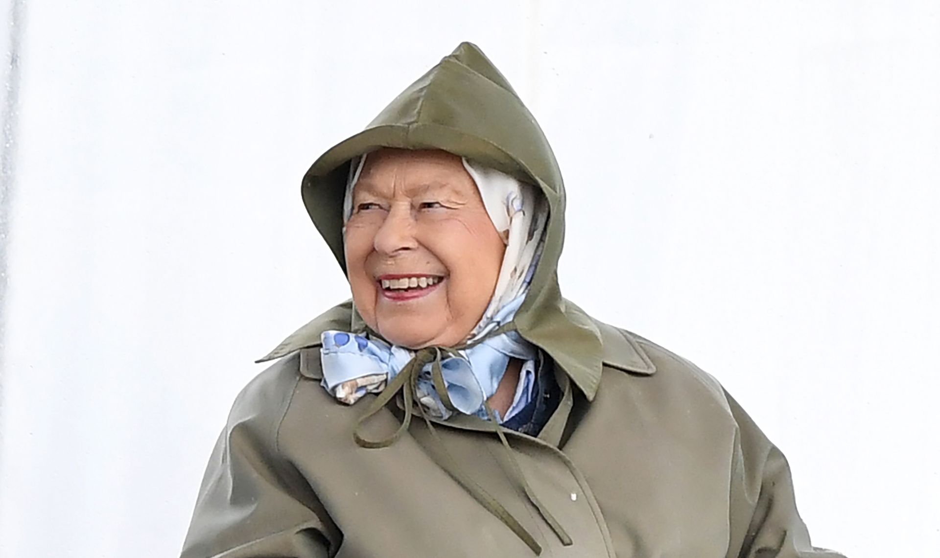 epa07555330 The Queen Elizabeth II smiles during the Royal Windsor Horse Show, in Windsor, Britain, 08 May 2019. The event is the United Kingdom's largest outdoor horse show with international competitions in three different equestrian disciplines.  EPA/FACUNDO ARRIZABALAGA