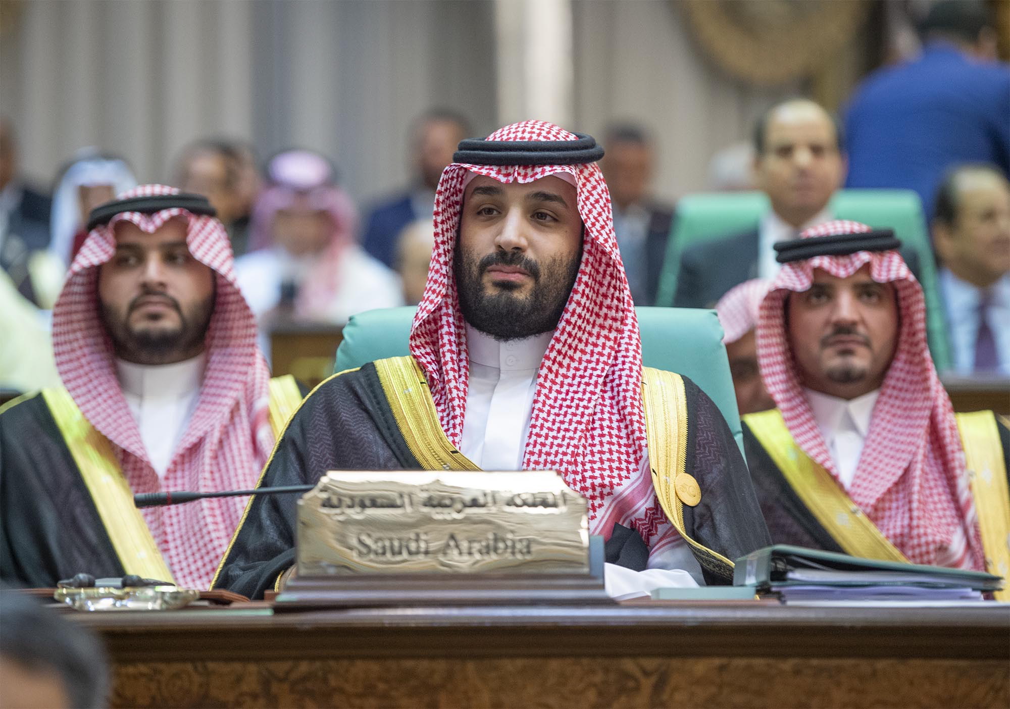 epa07617434 A handout photo made available by the Saudi Royal Court shows Saudi Crown Prince Mohammad bin Salman during the Islamic Summit of the Organization of Islamic Cooperation (OIC) in Mecca, Saudi Arabia, 30 May 2019 (issued on 01 June 2019). Muslim leaders from 57 nations gathered in Mecca to discuss the developments regarding Iran, Palestinian statehood and others. Saudi Arabia's King Salman slammed Iran over recent attacks on Saudi and Emirates oil ships describing the incidents in a speech as "terrorist acts"  and "grave danger" endanger international energy supplies.  EPA/Bandar al-Galoud / Saudi Royal Palace HANDOUT HANDOUT EDITORIAL USE ONLY/NO SALES HANDOUT EDITORIAL USE ONLY/NO SALES