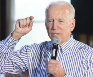 epa07625770 Democratic candidate for United States President, Former Vice President Joe Biden, addresses voters at the Berlin Town Hall in Berlin, New Hampshire, USA 04 June 2019. Biden is on a multi-stop tour of New Hampshire.  EPA/CJ GUNTHER