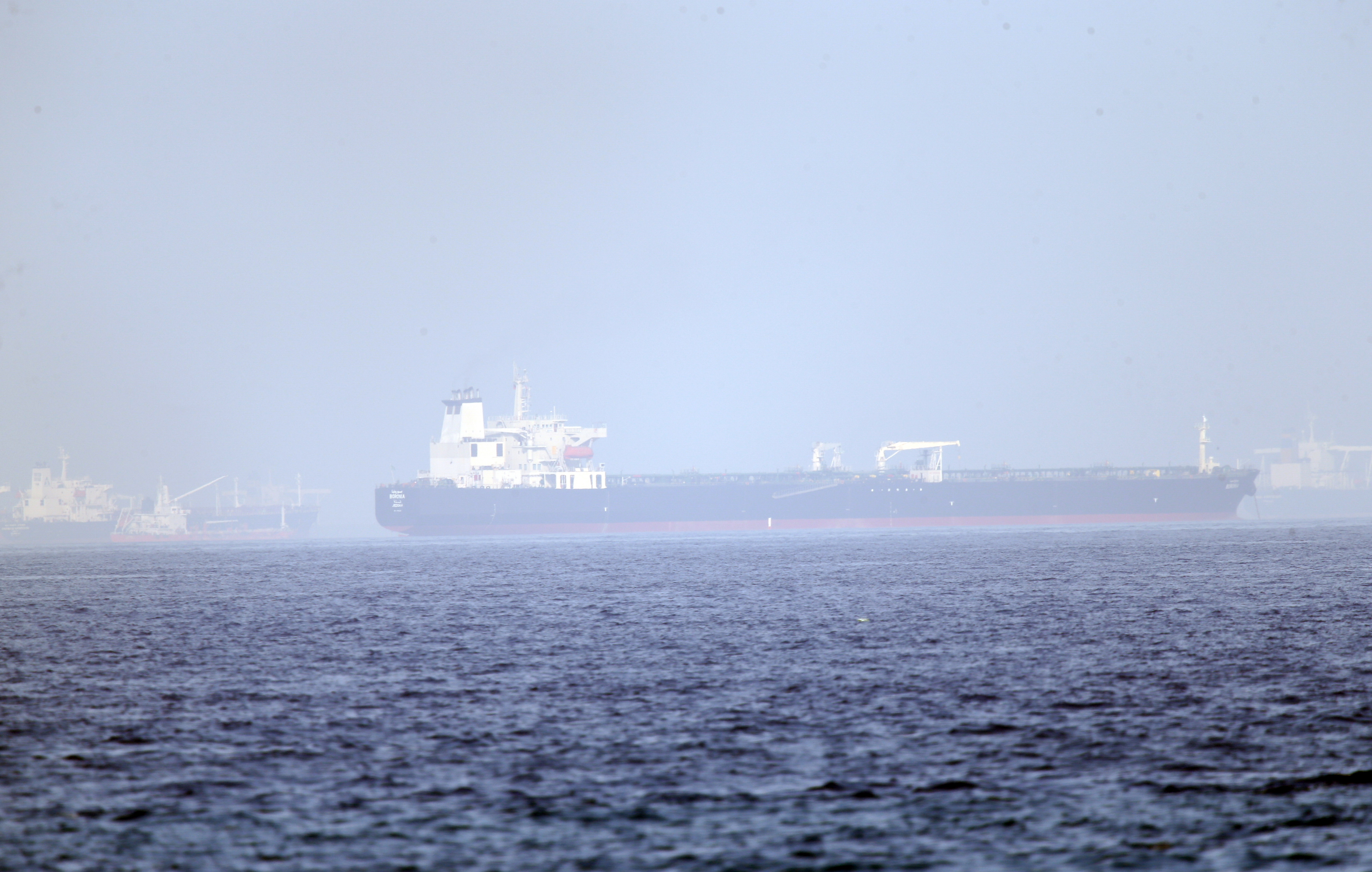 epa07650149  A general view for ships sailing at Fujairah port at Fujairah coast, United Arab Emirates, 15 June 2019. According to media reports, two oil tankers, Japan's Kokuka Courageous and Norway's Front Altair, were damaged in the Gulf of Oman after allegedly being attacked in the early morning of 13 June between the UAE and Iran. Fujairah port authorities ordered the tanker Japan's Kokuka Courageous to anchor outside the Port to unload the dangerous material the vessel is carrying.  EPA/ALI HAIDER