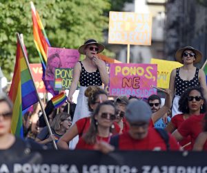 Split, 15.06.2019. -Održana parada ponosa u Splitu.                                                            foto HINA/ Mario STRMOTIĆ/ ms
