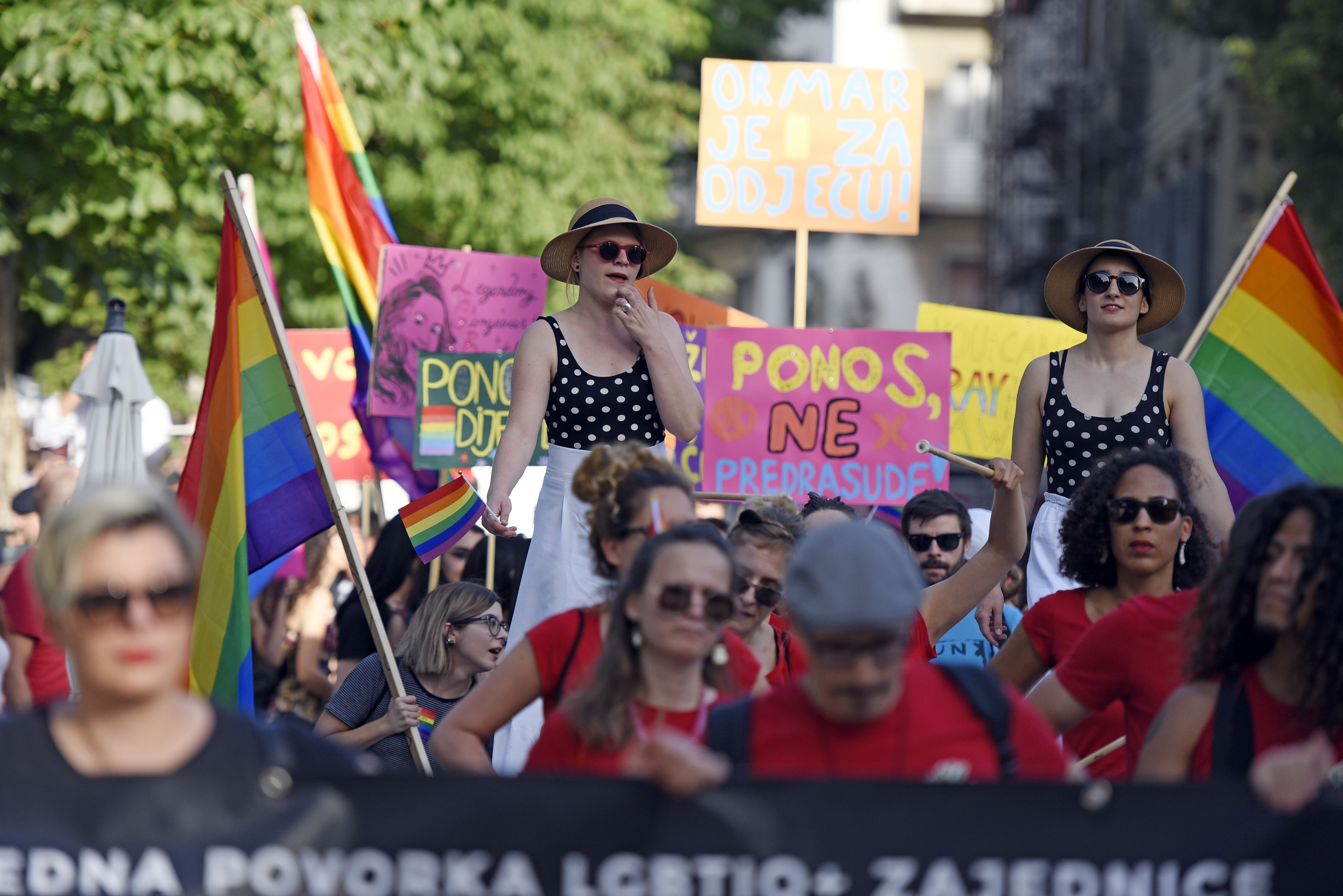 Split, 15.06.2019. -Održana parada ponosa u Splitu.                                                            foto HINA/ Mario STRMOTIĆ/ ms