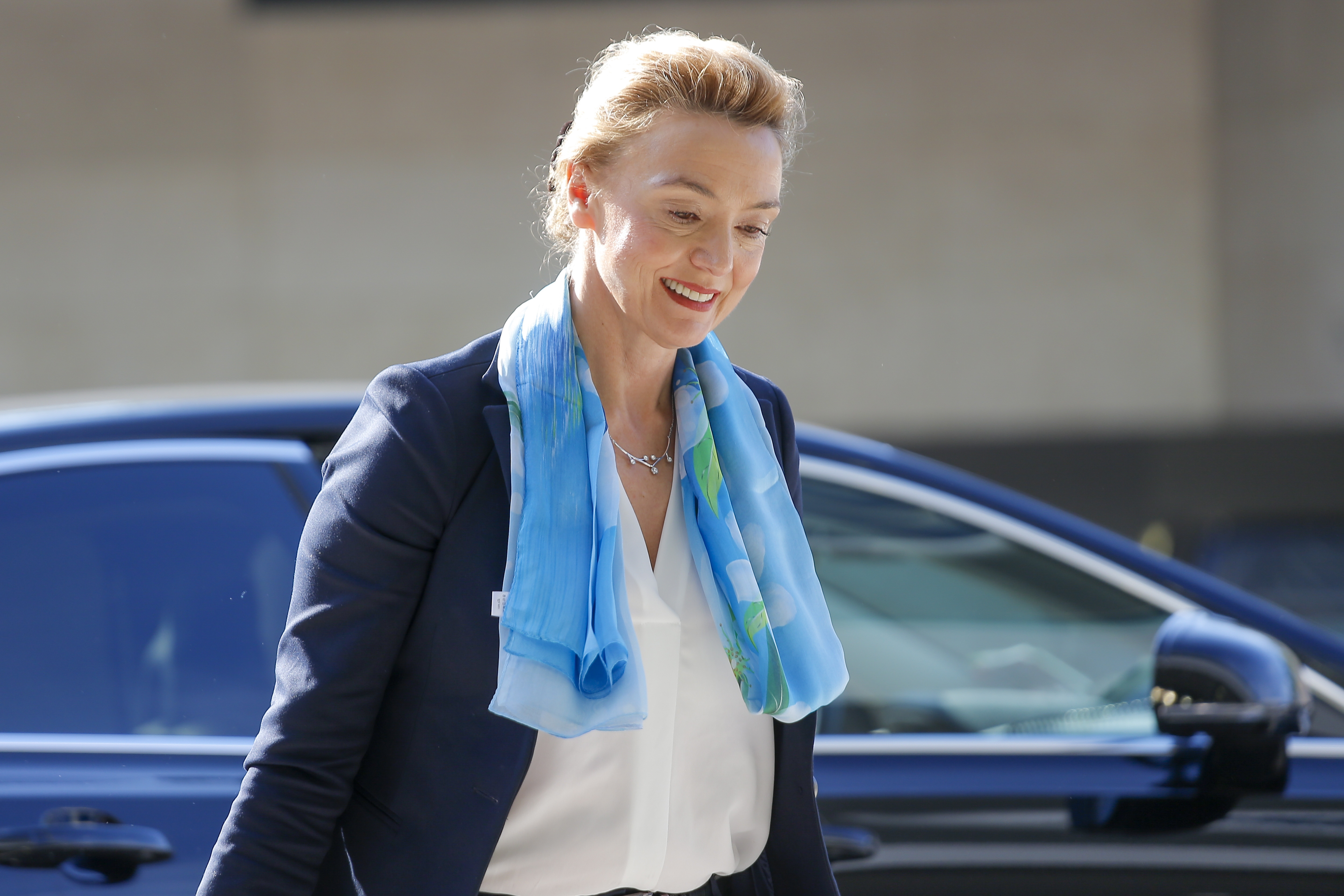epa07655028 Croatian Foreign Minister Marija Pejcinovic Buric arrives for the General Affairs Council (GAC) in Luxembourg, 18 June 2019. The council will hold a policy debate on the next multiannual financial framework (MFF) and ministers will prepare for the European Council meeting scheduled for 20-21 June 2019.  EPA/JULIEN WARNAND